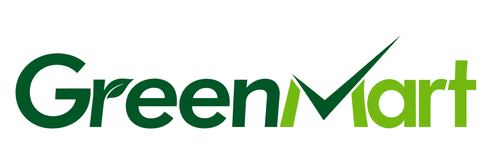GreenMart organic retail logo